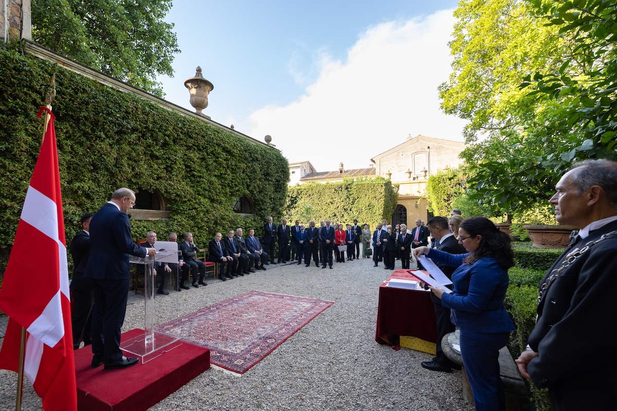 Cerimonia di ringraziamento per i volontari dell'Ordine di Malta durante il Giubileo