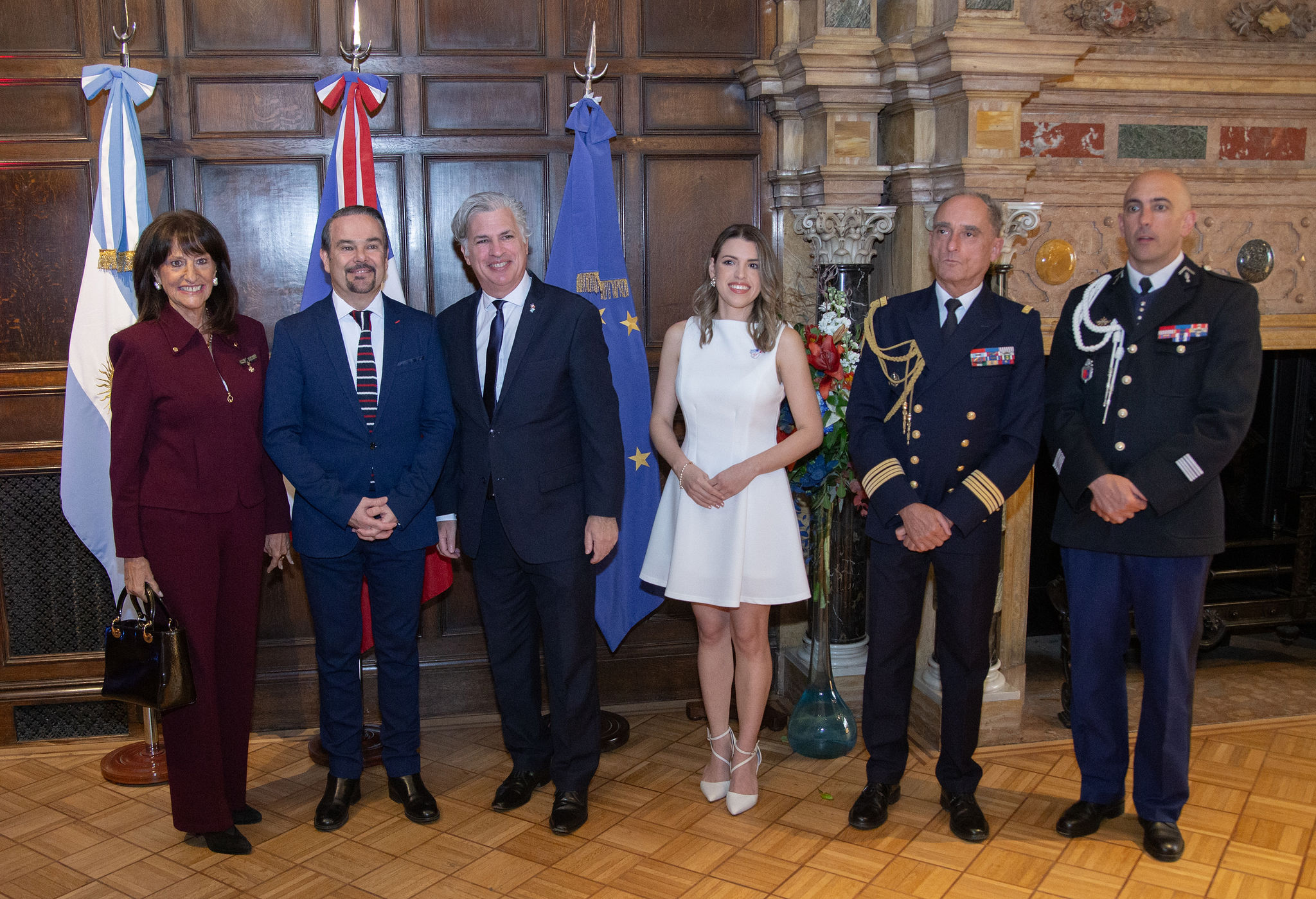 Recepción en la Embajada de Francia