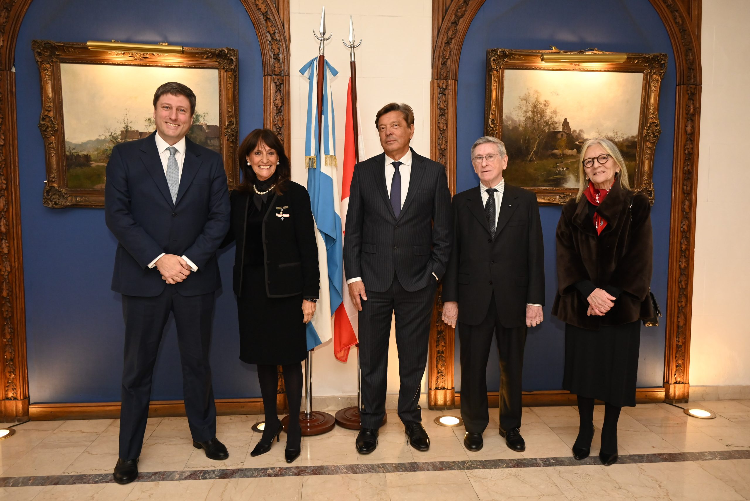 Reception hosted by H.E. the Ambassador at the French Club